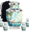 White Dove Burial Urns For Adult Human Ashes - Urns For Women