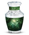 Dove Large Urns For Human Ashes - Green Forest Memorial Urn for Men
