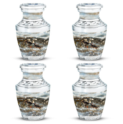 Personalized Bird Keepsake Urn for Dad - 10-inch, 200 cu in - Yatskia