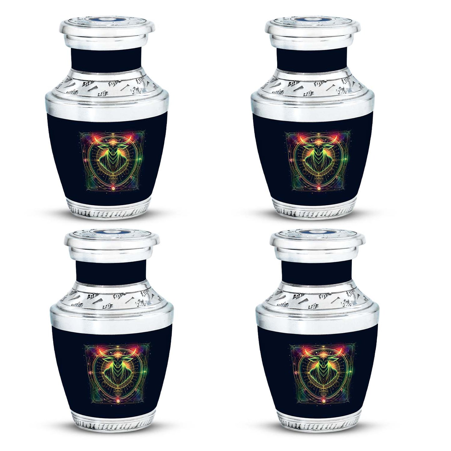 Personalized Spiritual Cremation Urn for Human Ashes - 10-inch, 200 cu in - Yatskia