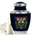 Taurus Zodiac Adult Urn For Ashes - Spiritual Urn For Funeral Service