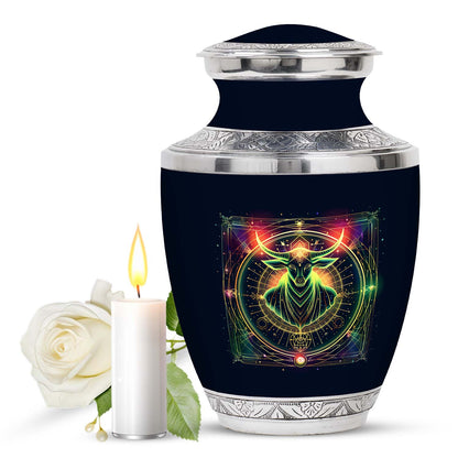 Personalized Spiritual Cremation Urn for Human Ashes - 10-inch, 200 cu in - Yatskia