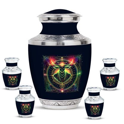 Personalized Spiritual Cremation Urn for Human Ashes - 10-inch, 200 cu in - Yatskia