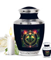 Taurus Zodiac Adult Urn For Ashes - Spiritual Urn For Funeral Service