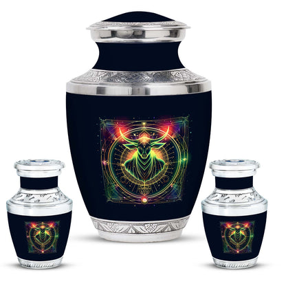 Personalized Spiritual Cremation Urn for Human Ashes - 10-inch, 200 cu in - Yatskia