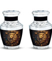 Lion Spiritual Memorial Urns for Ashes - Leo Ashes Cremation Urn For Men