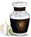 Leo Zodiac Personalized Urn For Human Ashes - Lion Memorial Urn For Sale