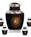 Leo Zodiac Personalized Urn For Human Ashes - Lion Memorial Urn For Sale