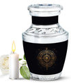 Spiritual Urns for Adult Female And Male - Golden Symmetric Urn