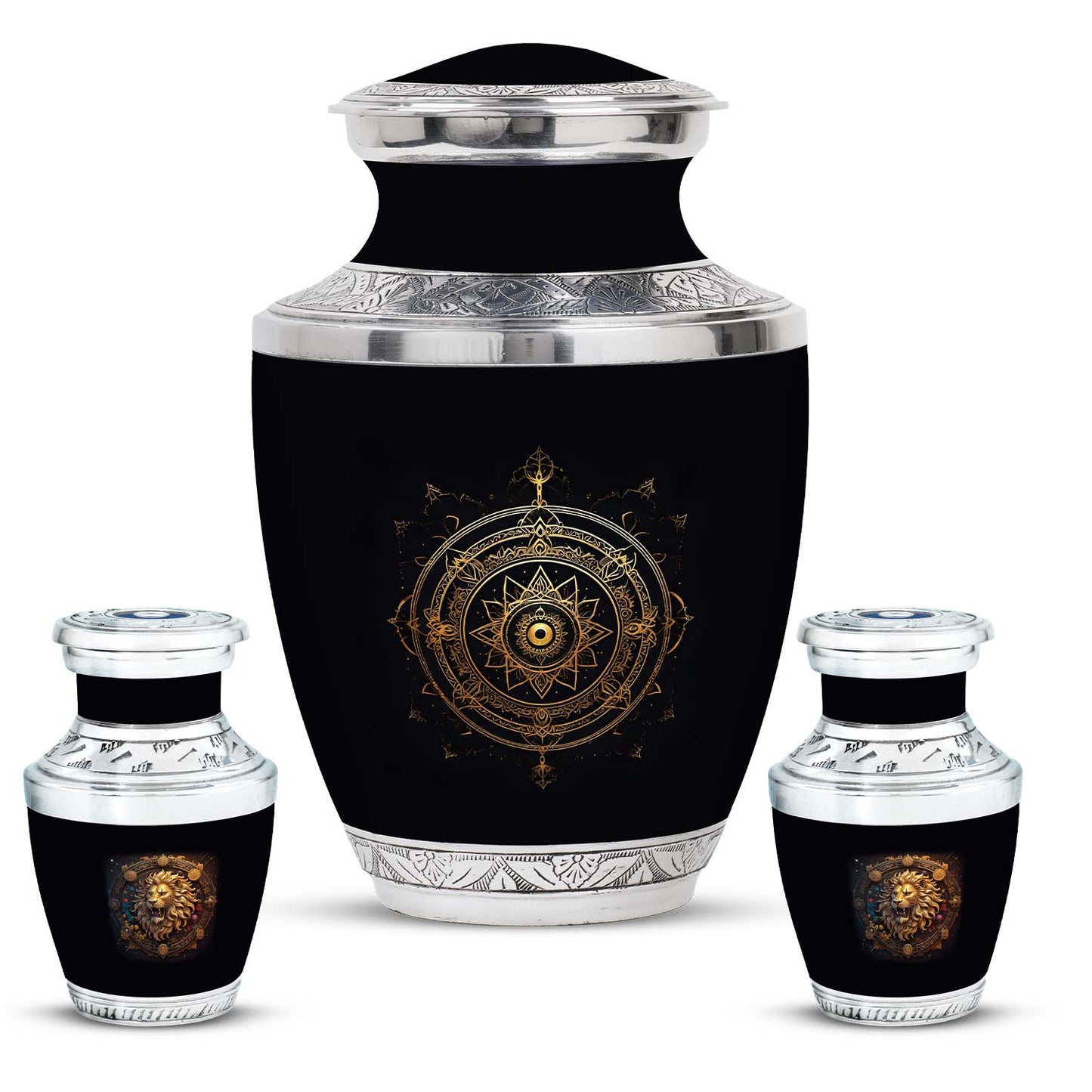 Personalized Religious Cremation Urn for Adult Female - 10-inch, 200 cu in - Yatskia