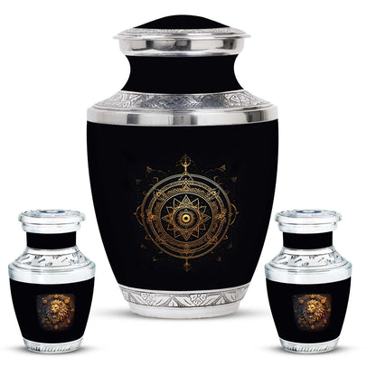 Personalized Religious Cremation Urn for Adult Female - 10-inch, 200 cu in - Yatskia