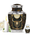 Zodiac Symbol Cremation Urn For Human Ashes - Taurus Zodiac Urn