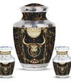 Zodiac Symbol Cremation Urn For Human Ashes - Taurus Zodiac Urn