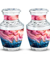 Abstract Urns For Adult Male And Female - Pink Abstract Urn For Cremation