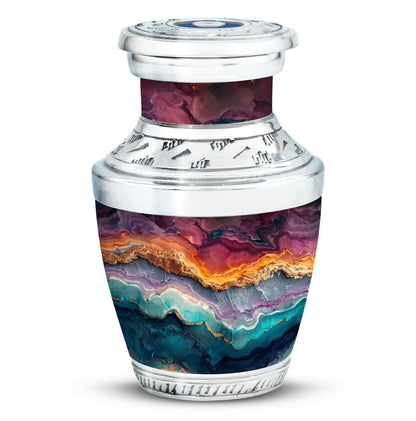 Personalized Marble Memorial Urn for Adult - 10-inch, 200 cu in - Yatskia