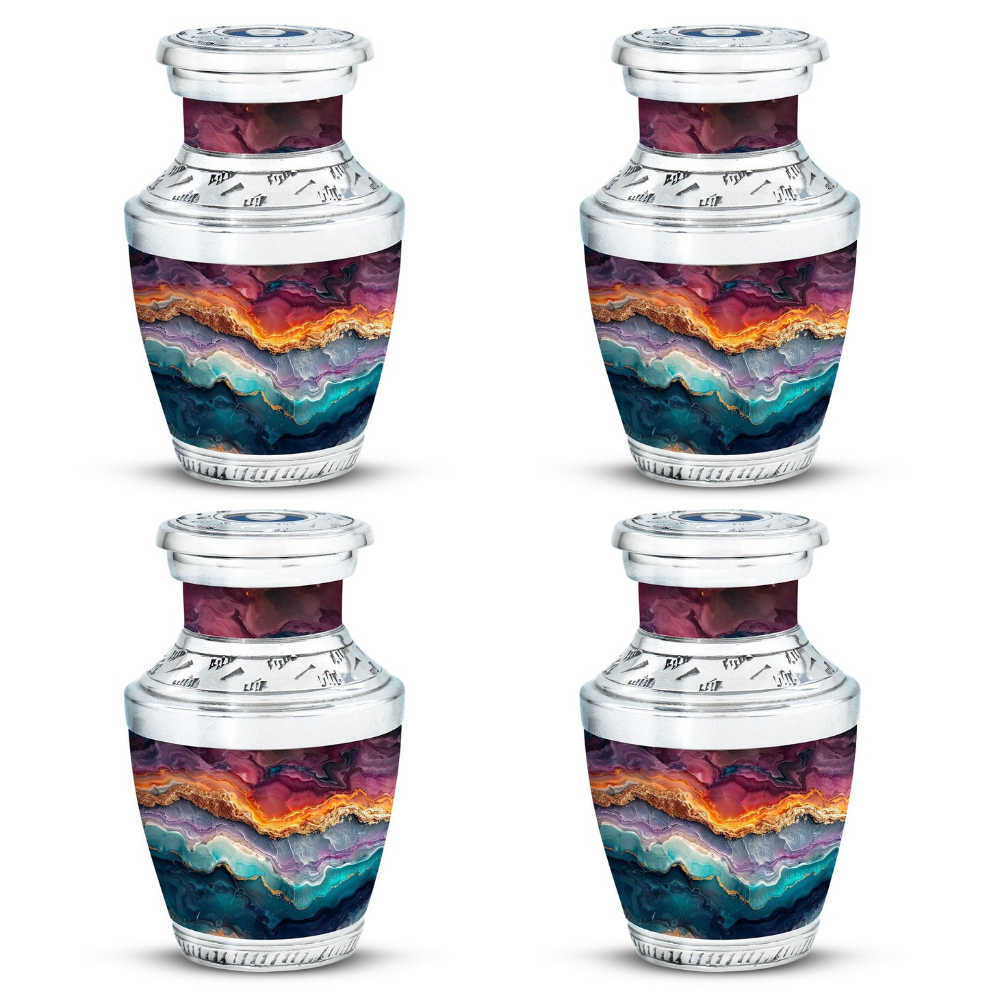 Personalized Marble Memorial Urn for Adult - 10-inch, 200 cu in - Yatskia