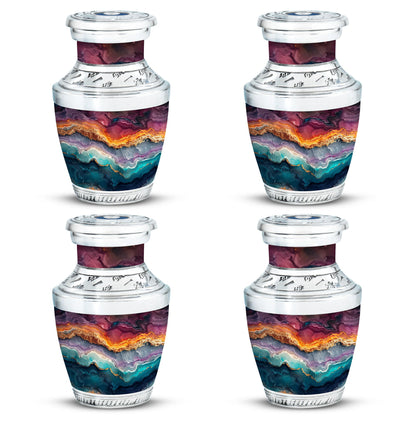 Personalized Marble Memorial Urn for Adult - 10-inch, 200 cu in - Yatskia