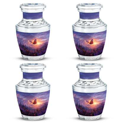 Personalized Butterfly Cremation Urn for Human Ashes - 10-inch, 200 cu in - Yatskia