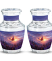 Monarch Butterfly Cremation Urn For Ashes - Purple Urns For Funeral