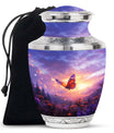 Monarch Butterfly Cremation Urn For Ashes - Purple Urns For Funeral