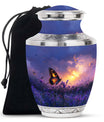 Butterfly Sunset Cremation Urns – Handmade Butterfly Memorial Urns for Ashes
