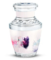 Howling Wolf Artistic Memorial Urn - White Cremation Urn For Ashes