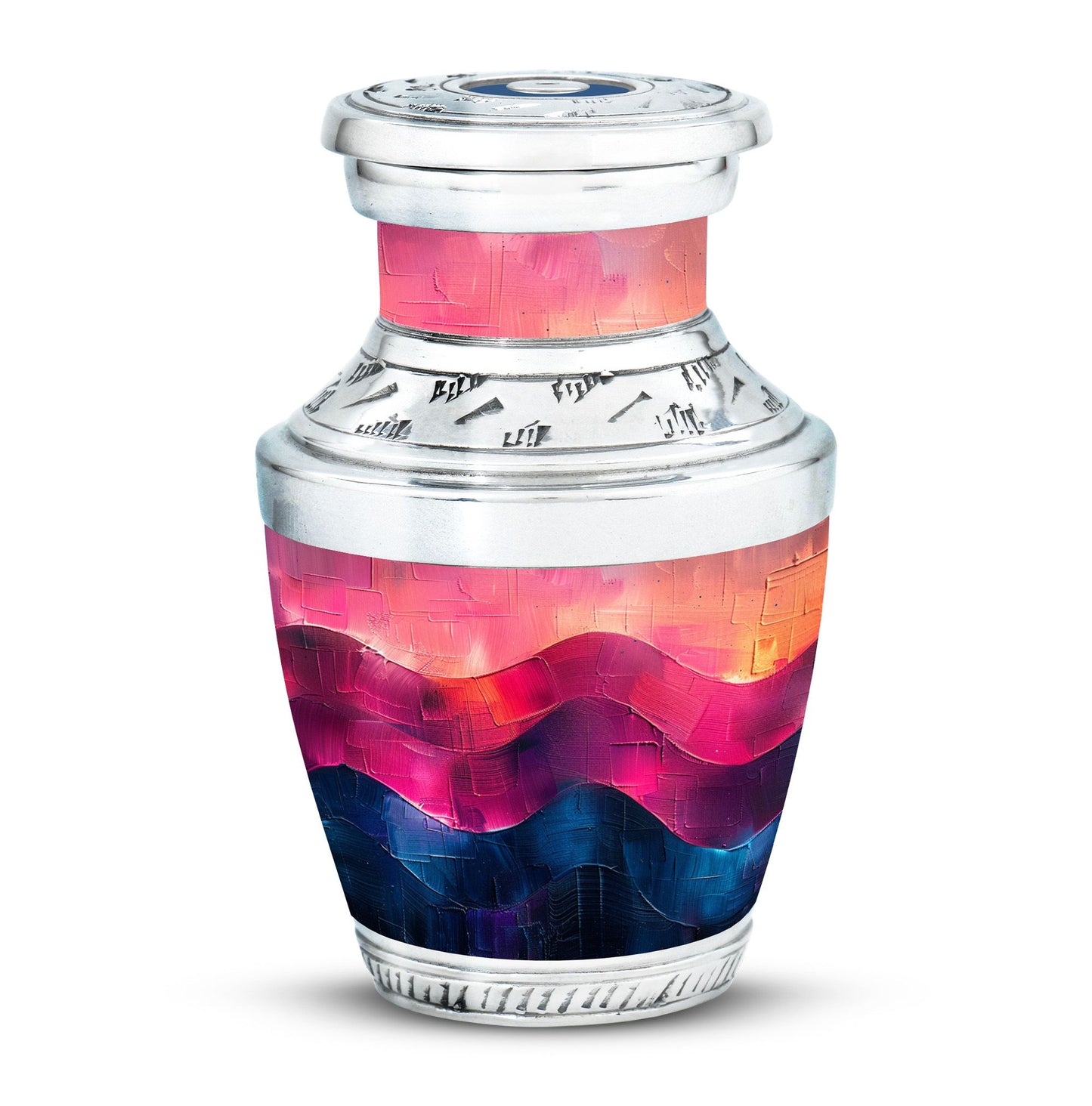 Personalized Artistic Cremation Urn for Adult Male - 10-inch, 200 cu in - Yatskia