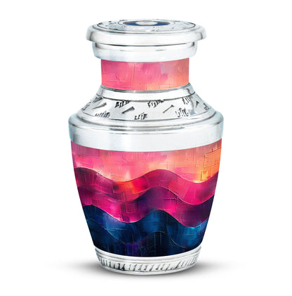 Personalized Artistic Cremation Urn for Adult Male - 10-inch, 200 cu in - Yatskia