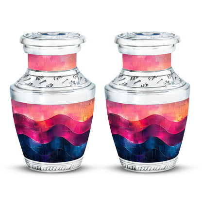 Personalized Artistic Cremation Urn for Adult Male - 10-inch, 200 cu in - Yatskia