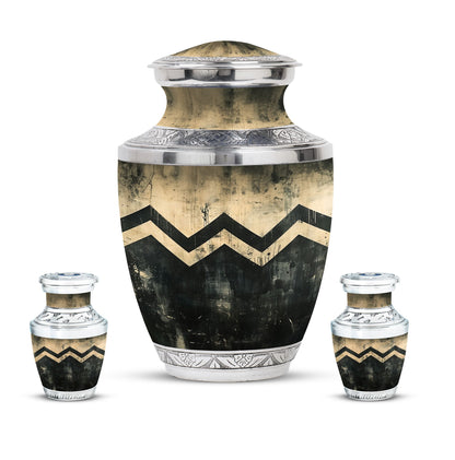 Personalized Artistic Cremation Urn for Human Ashes - 10-inch, 200 cu in - Yatskia