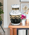 Zigzag Urn For Human Ashes Memorial - Customized Cremation Ashes Urn