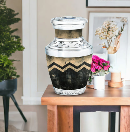 Personalized Artistic Cremation Urn for Human Ashes - 10-inch, 200 cu in - Yatskia