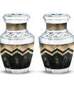 Zigzag Urn For Human Ashes Memorial - Customized Cremation Ashes Urn