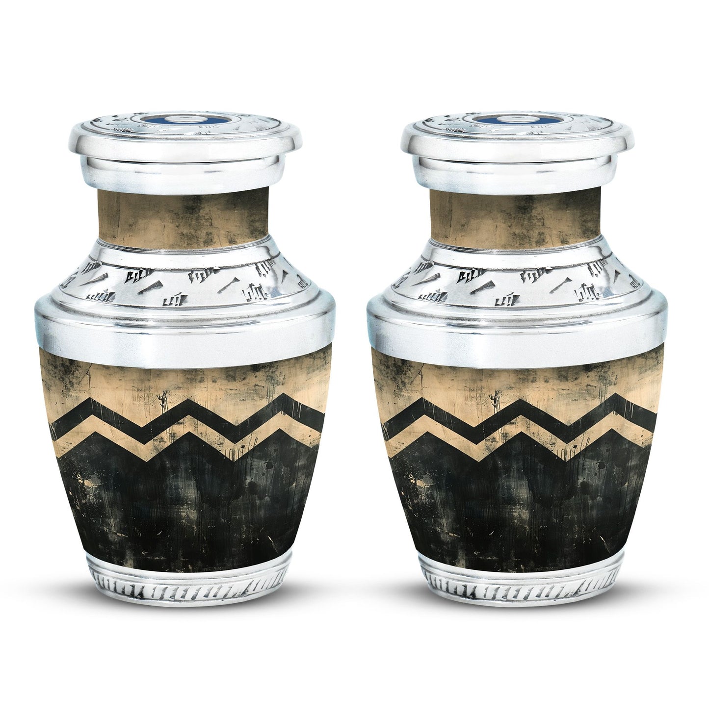 Personalized Artistic Cremation Urn for Human Ashes - 10-inch, 200 cu in - Yatskia