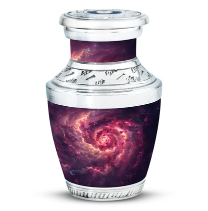 Personalized Galaxy Cremation Urn for Dad - 10-inch, 200 cu in - Yatskia