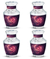 Galaxy Funeral Urn For Dad And Mom - Red Funeral Urn For Ashes