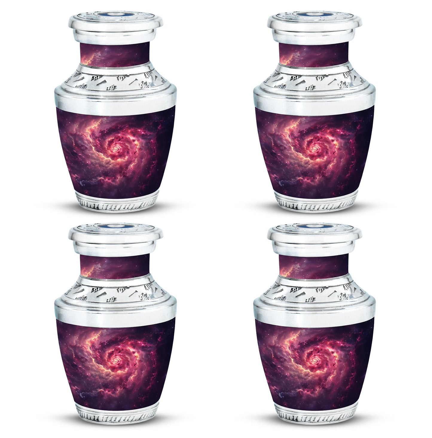 Personalized Galaxy Cremation Urn for Dad - 10-inch, 200 cu in - Yatskia