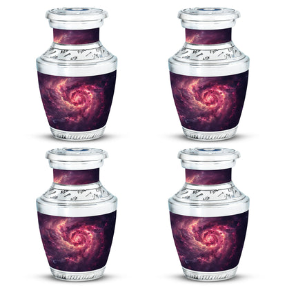 Personalized Galaxy Cremation Urn for Dad - 10-inch, 200 cu in - Yatskia