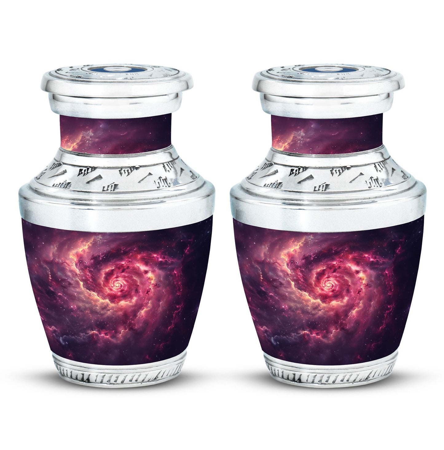 Personalized Galaxy Cremation Urn for Dad - 10-inch, 200 cu in - Yatskia
