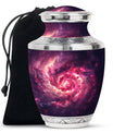 Galaxy Funeral Urn For Dad And Mom - Red Funeral Urn For Ashes