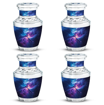 Personalized Galaxy Cremation Urn for Human Ashes - 10-inch, 200 cu in - Yatskia
