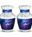 Cosmos Galaxy Urn For Male & Female - Galaxy Cremation Memorial Urn