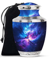 Cosmos Galaxy Urn For Male & Female - Galaxy Cremation Memorial Urn