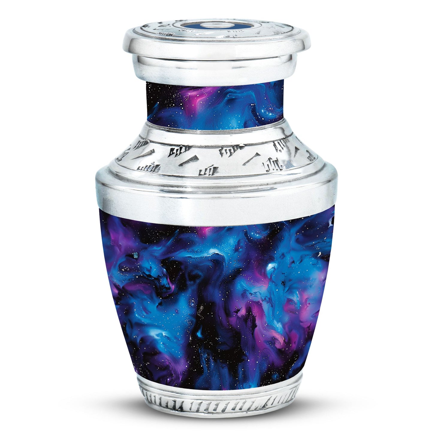 Personalized Galaxy Cremation Urn for Mom - 10-inch, 200 cu in - Yatskia