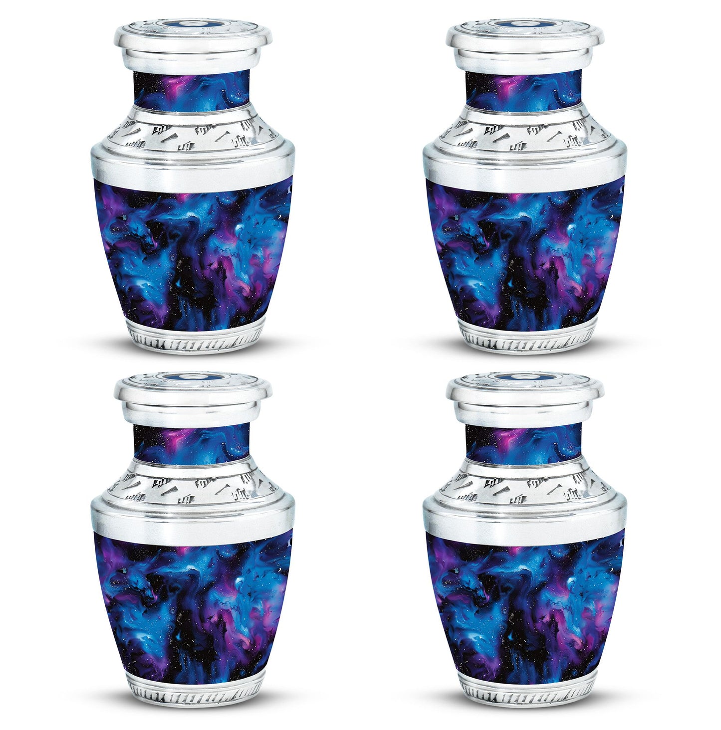 Personalized Galaxy Cremation Urn for Mom - 10-inch, 200 cu in - Yatskia