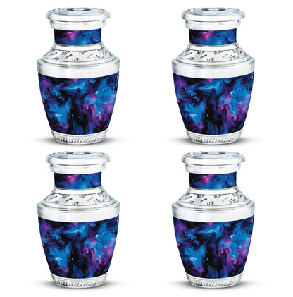 Personalized Galaxy Cremation Urn for Mom - 10-inch, 200 cu in - Yatskia