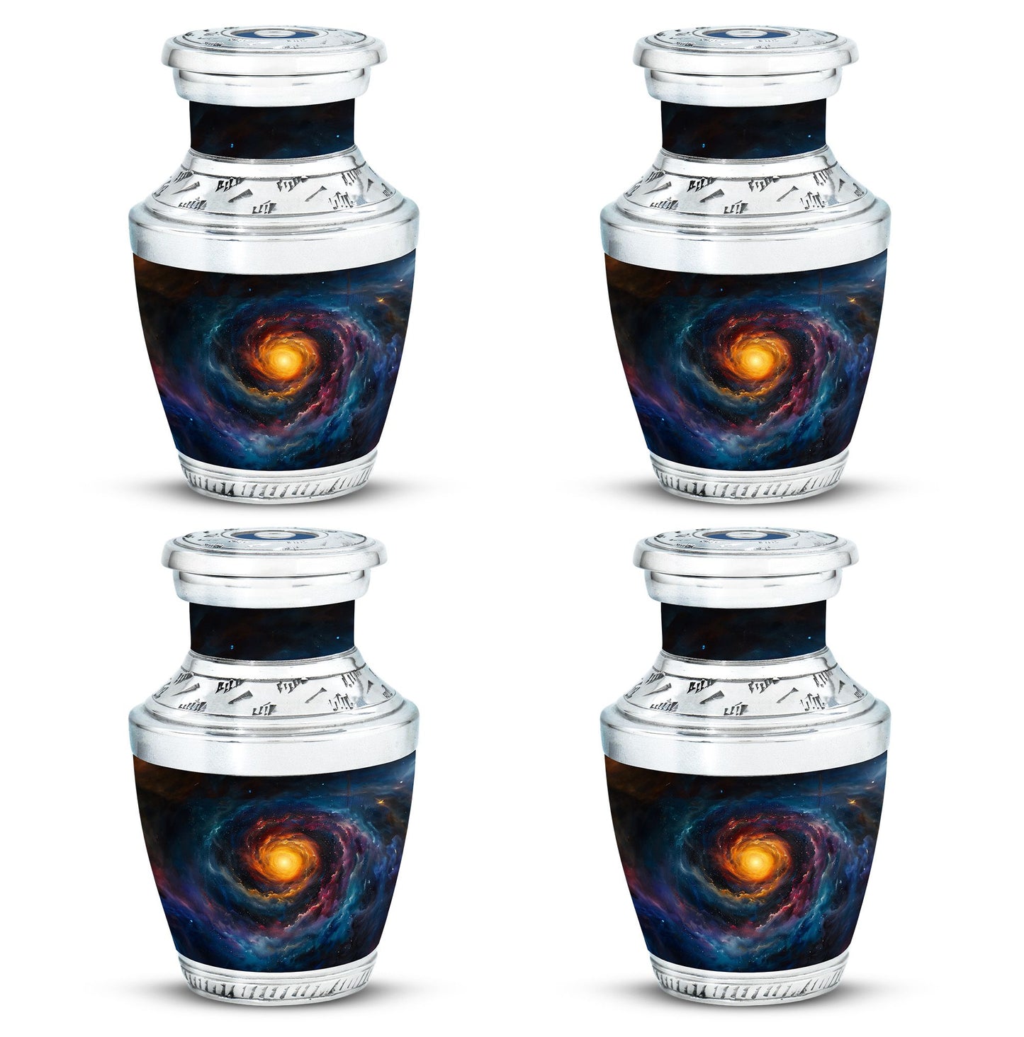 Personalized Galaxy Memorial Urn for Mom - 10-inch, 200 cu in - Yatskia
