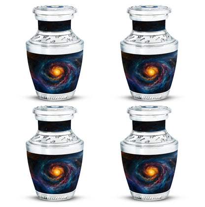Personalized Galaxy Memorial Urn for Mom - 10-inch, 200 cu in - Yatskia
