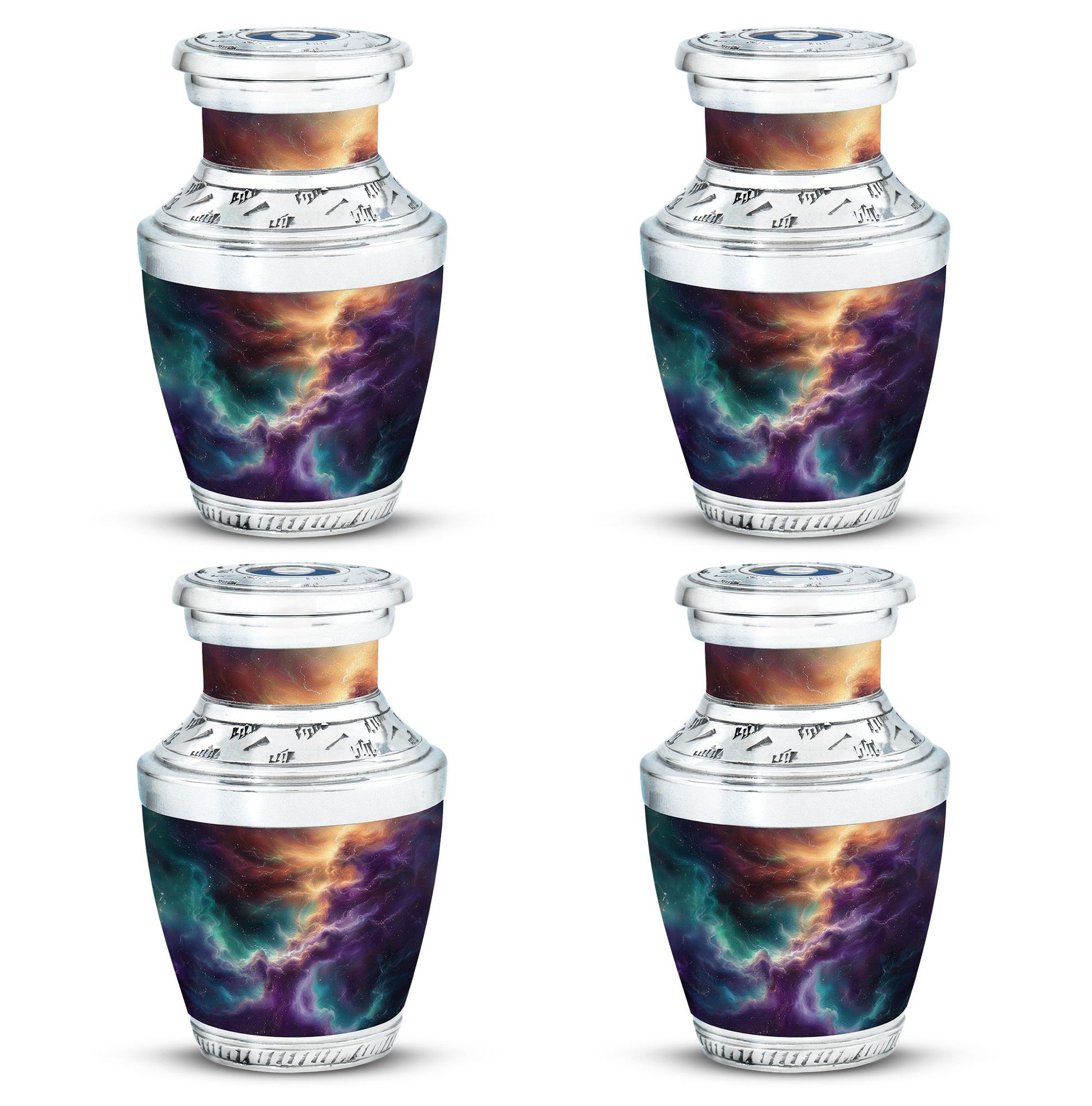 Galaxy Abstract Urn For Funeral - Abstract Space Urn For Adult Human Ashes