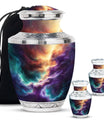 Galaxy Abstract Urn For Funeral - Abstract Space Urn For Adult Human Ashes